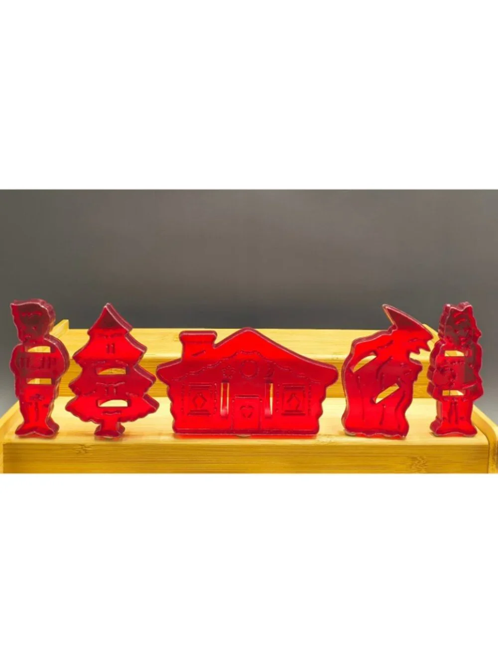 HRM Vtg Design Cookie Cutter - Hansel Gretel Wicked Witch Gingerbread House Tree